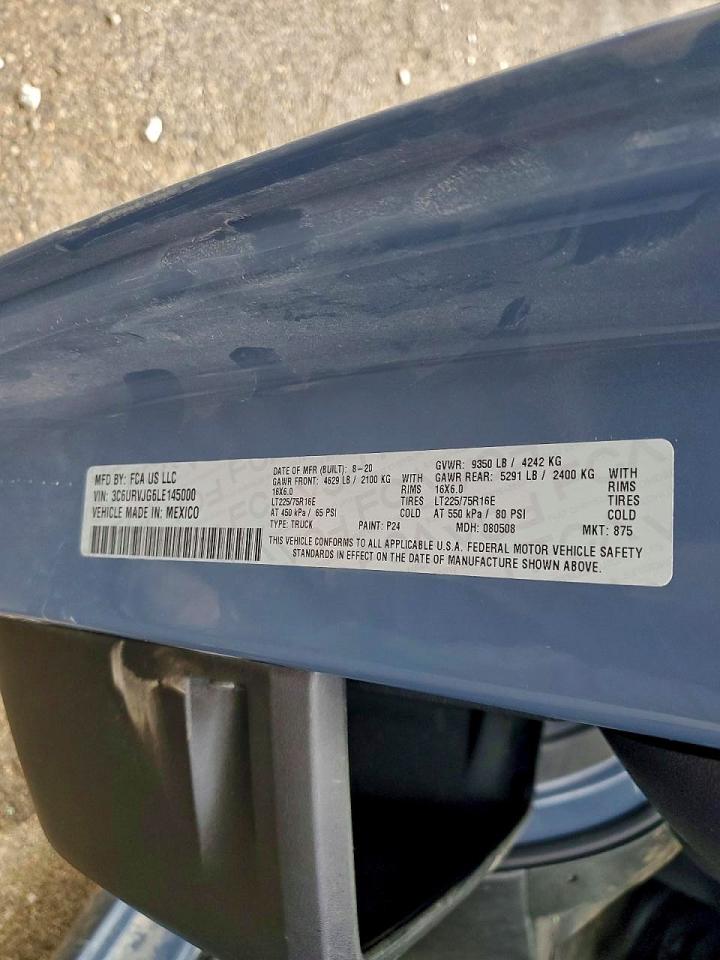 2020 RAM PROMASTER 3500 DELIVERY VAN photo 25