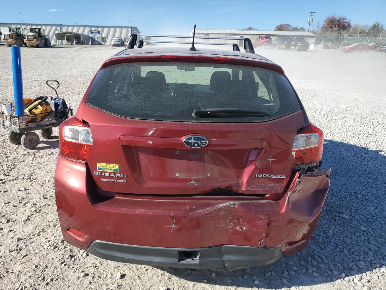 2012 SUBARU IMPREZA photo 11