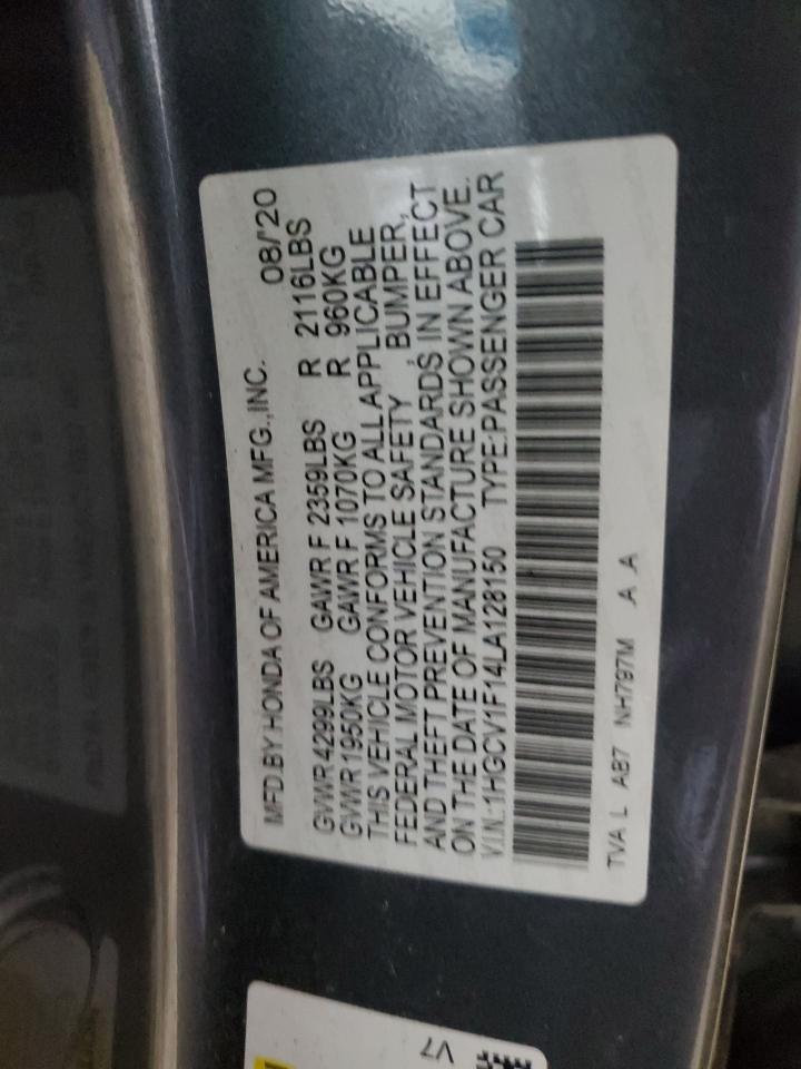 2020 HONDA ACCORD LX photo 12