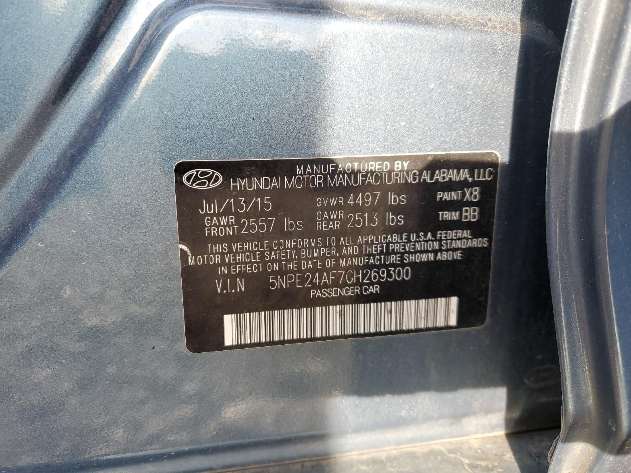 2016 HYUNDAI SONATA SE photo 12