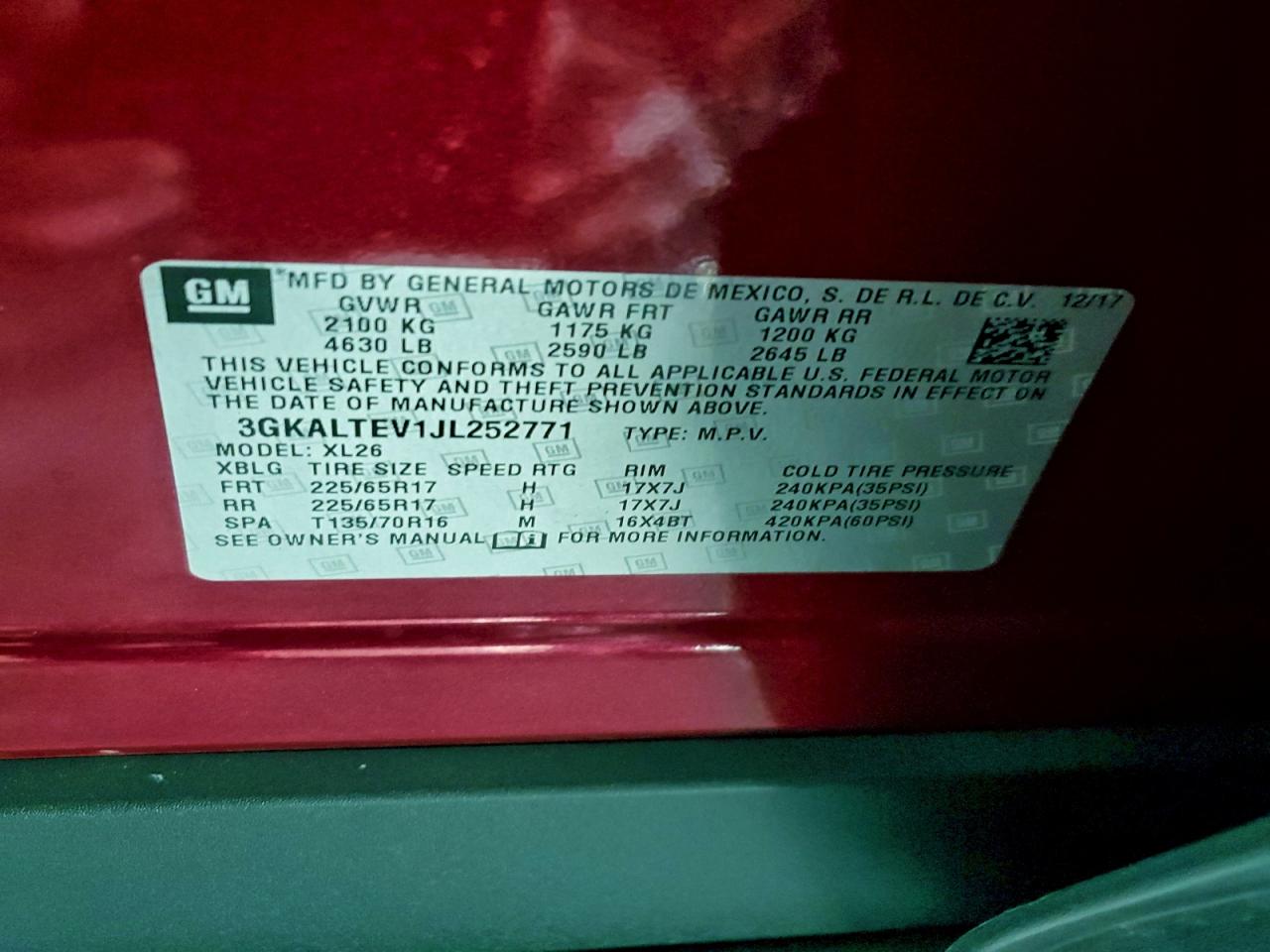 2018 GMC TERRAIN SLE photo 13