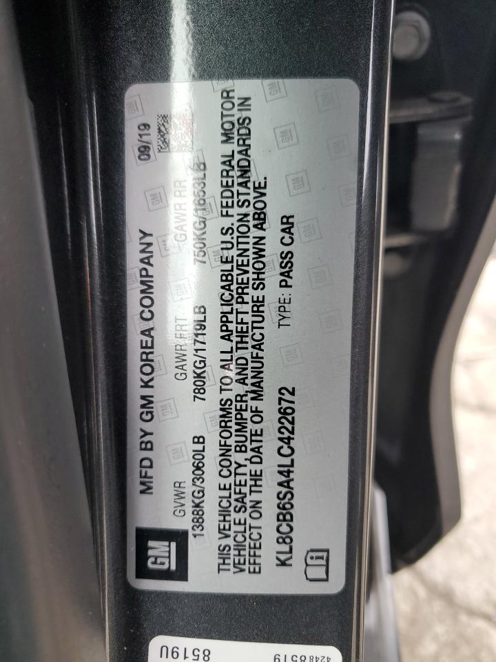 2020 CHEVROLET SPARK LS photo 12