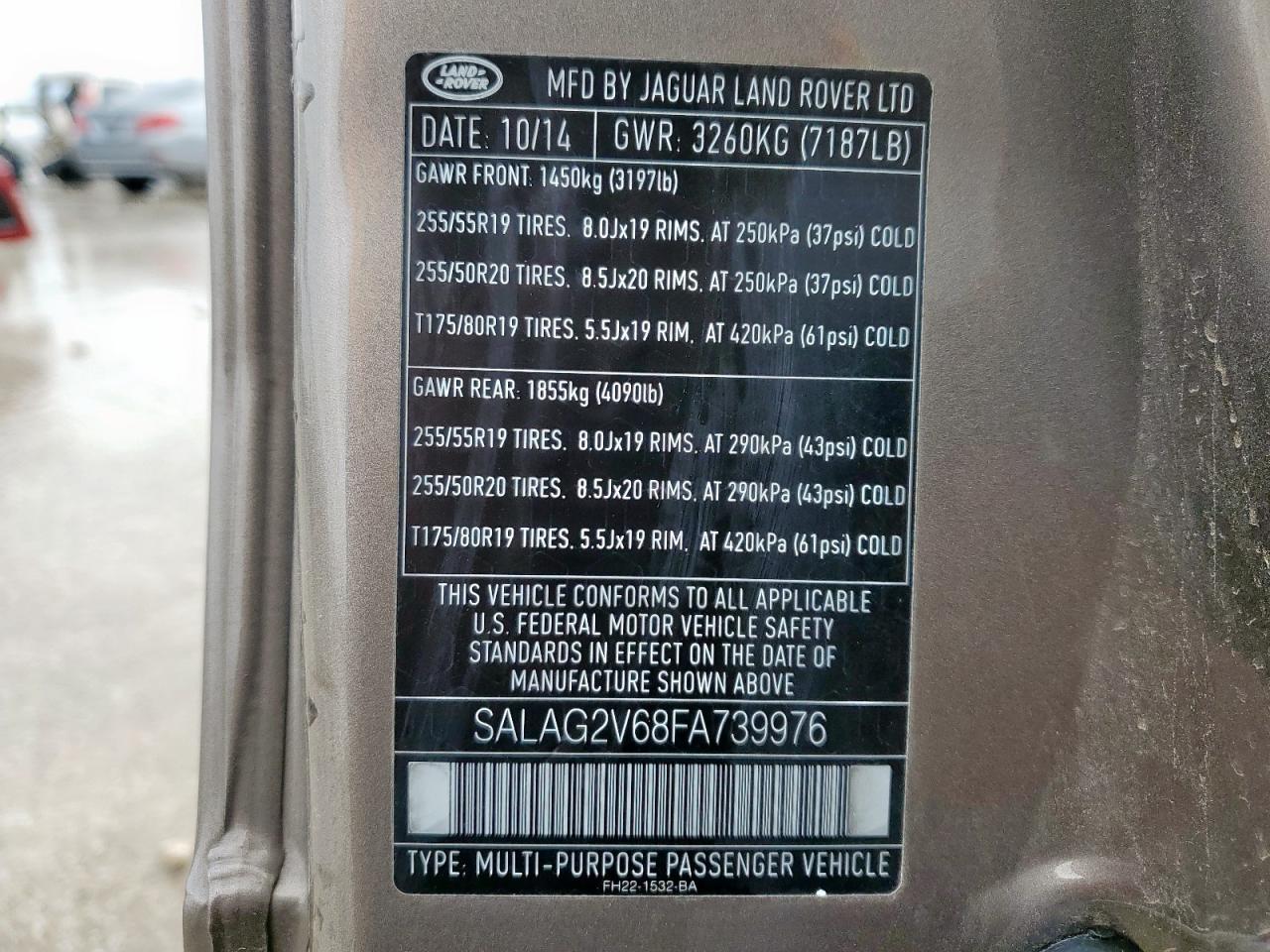 2015 LAND ROVER LR4 HSE photo 37