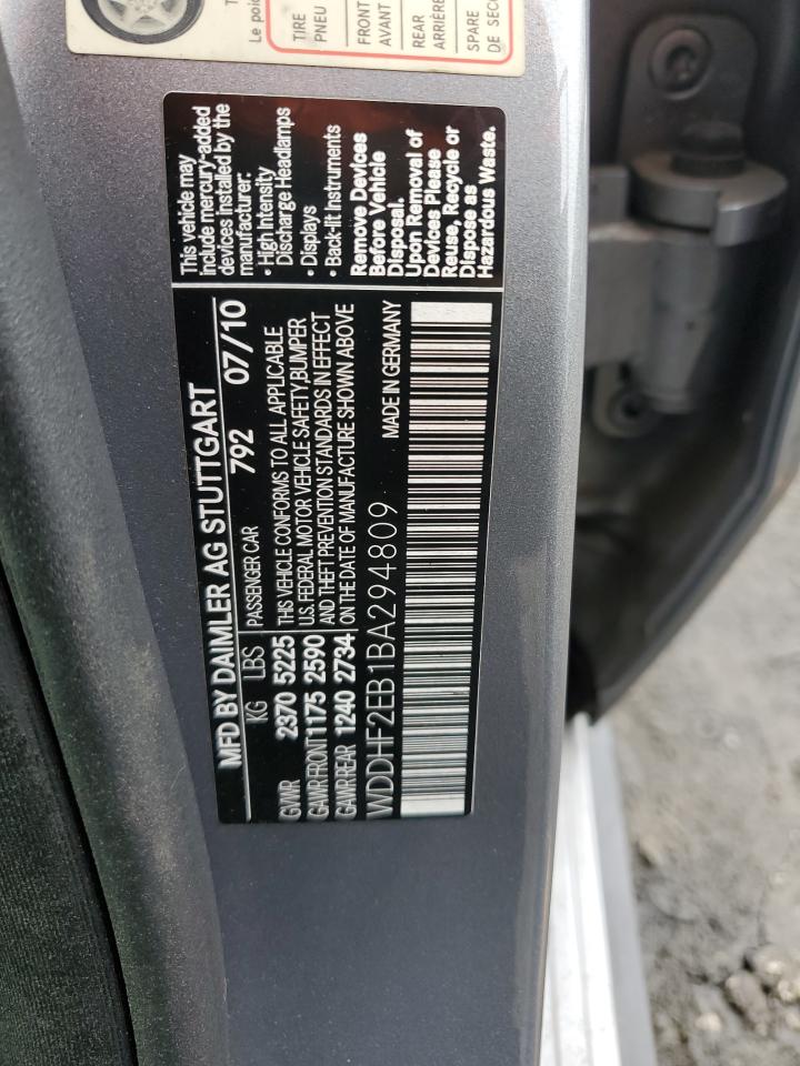 2011 MERCEDES-BENZ E 350 BLUETEC photo 23