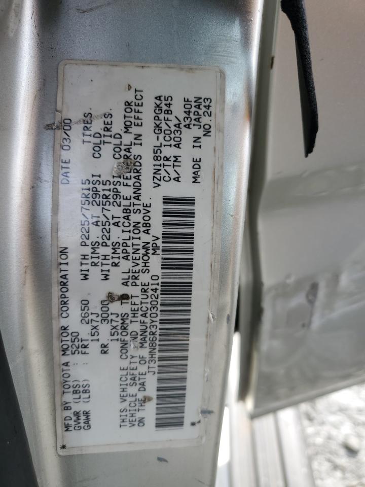 2000 TOYOTA 4RUNNER SR5 photo 37
