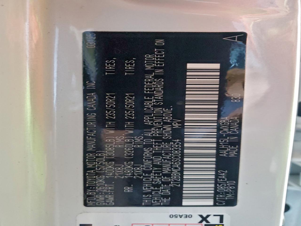 2025 LEXUS RX 350H BASE photo 13