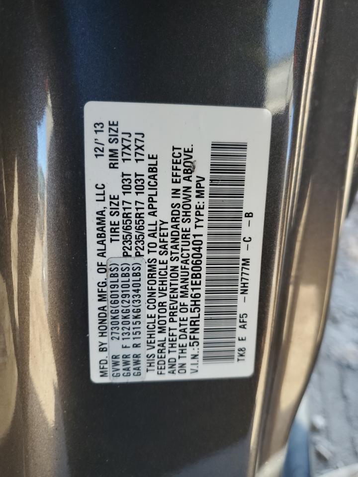 2014 HONDA ODYSSEY EXL photo 13