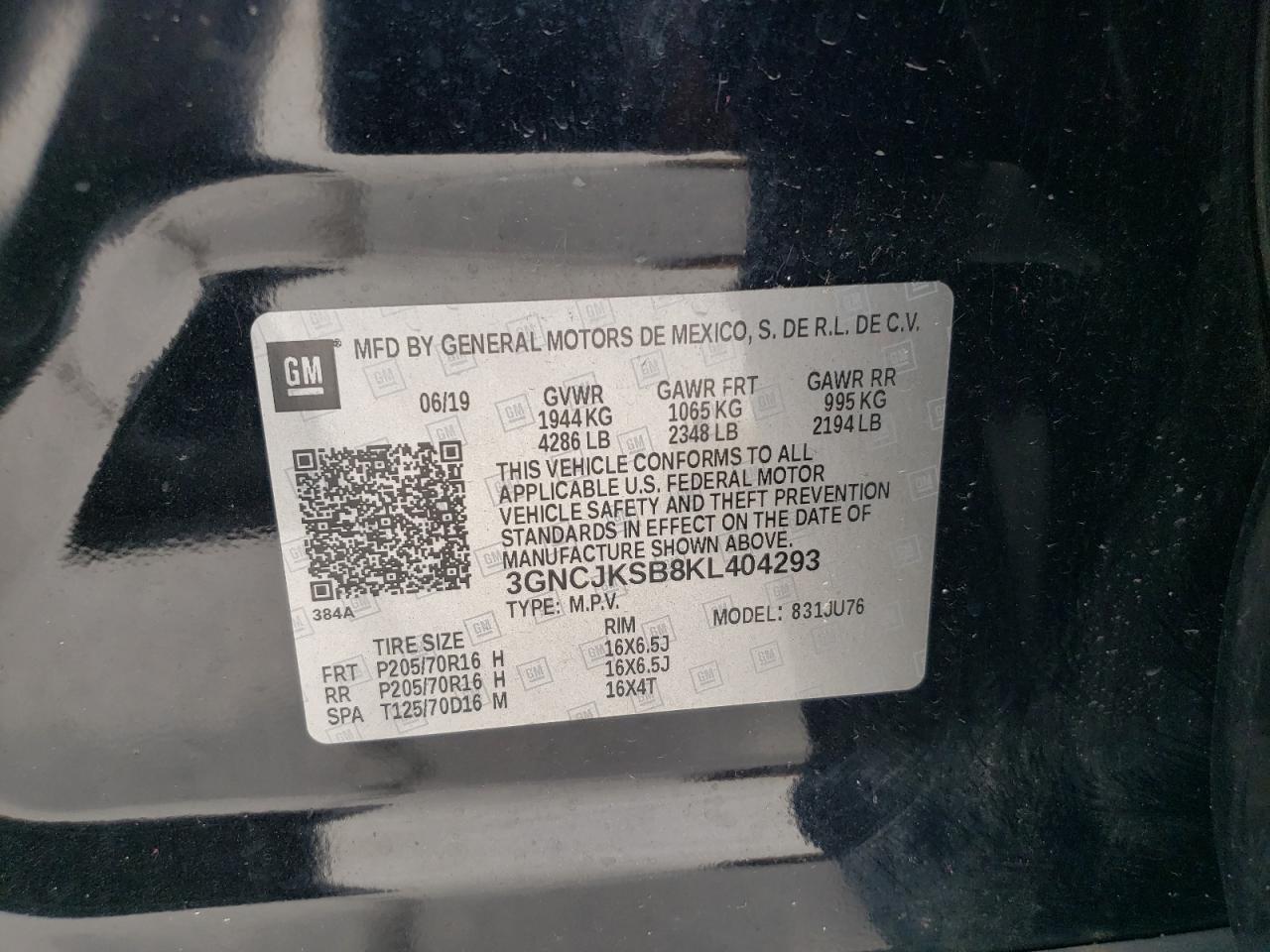 2019 CHEVROLET TRAX LS photo 37