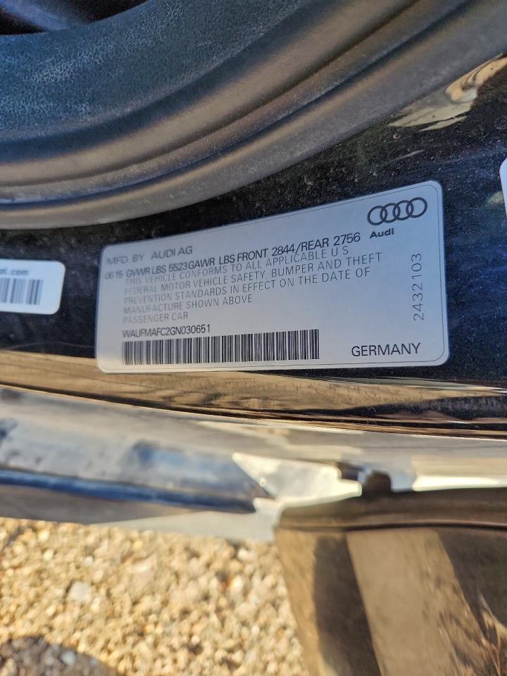 2016 AUDI A6 PREMIUM PLUS photo 12