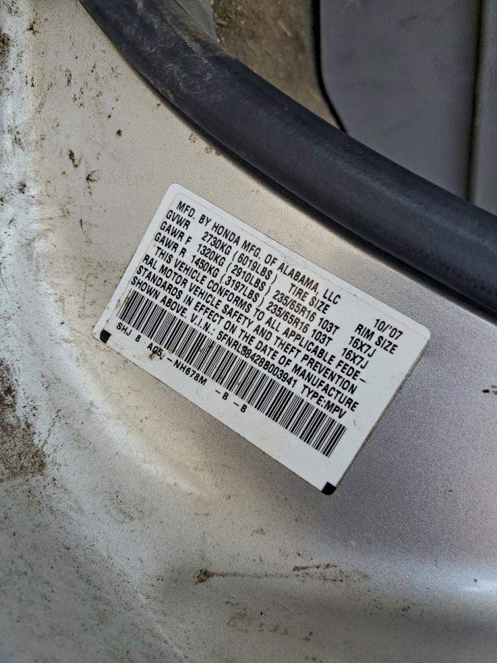 2008 HONDA ODYSSEY EX photo 25