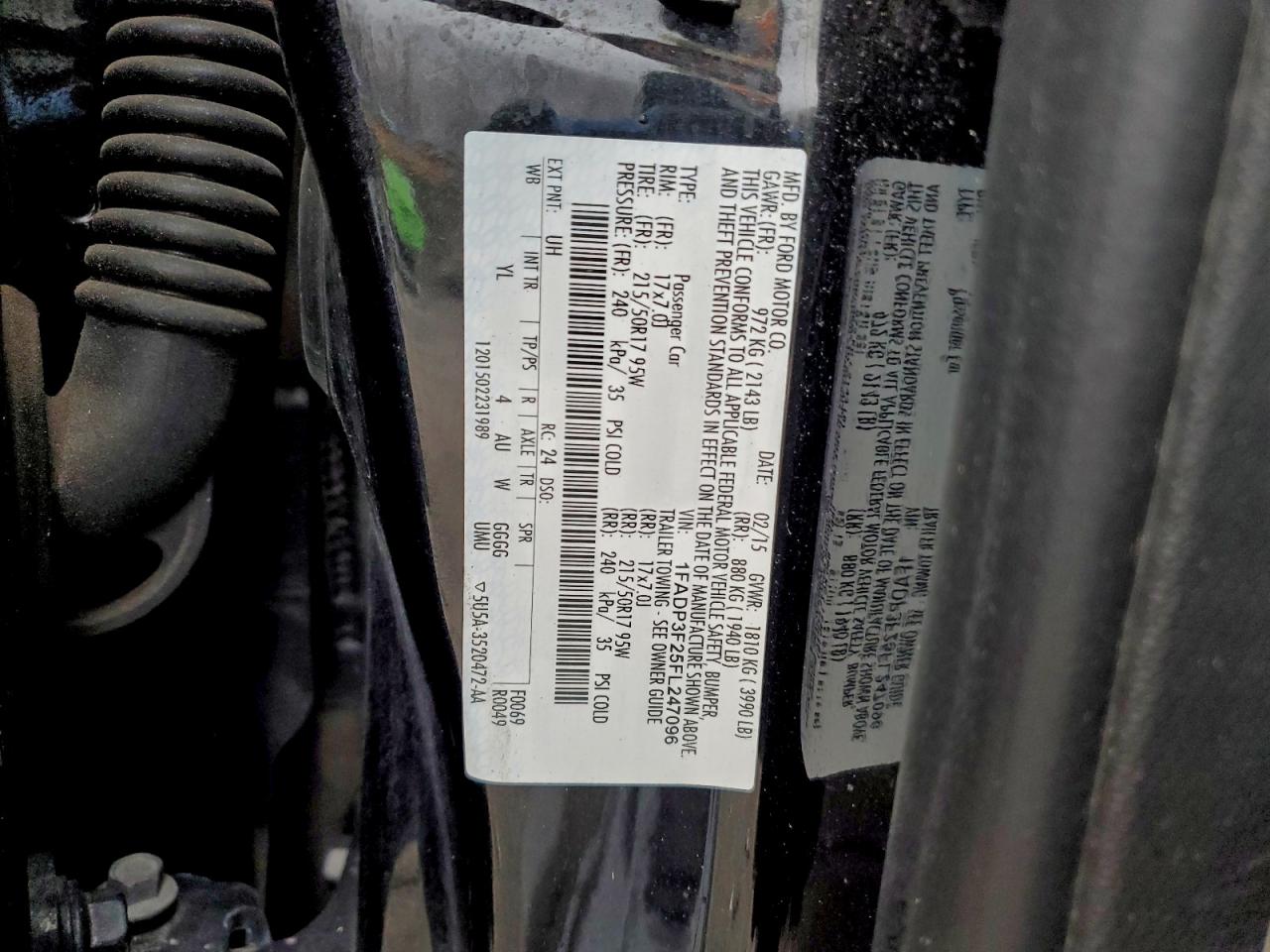 2015 FORD FOCUS SE photo 23