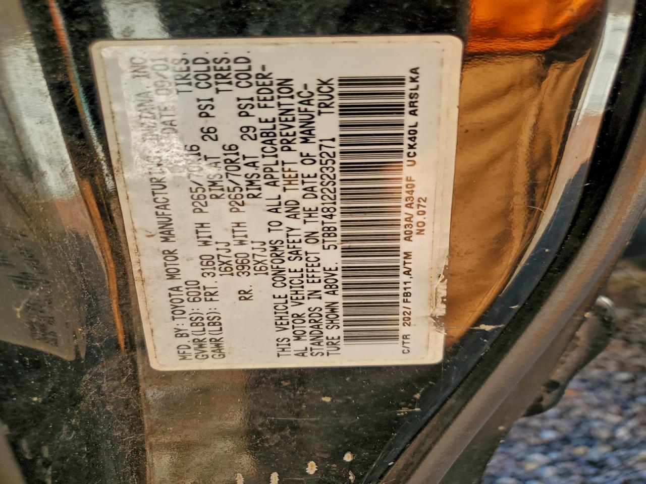 2002 TOYOTA TUNDRA ACCESS CAB LIMITED photo 23