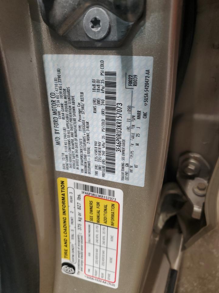 2019 FORD FUSION TITANIUM photo 12