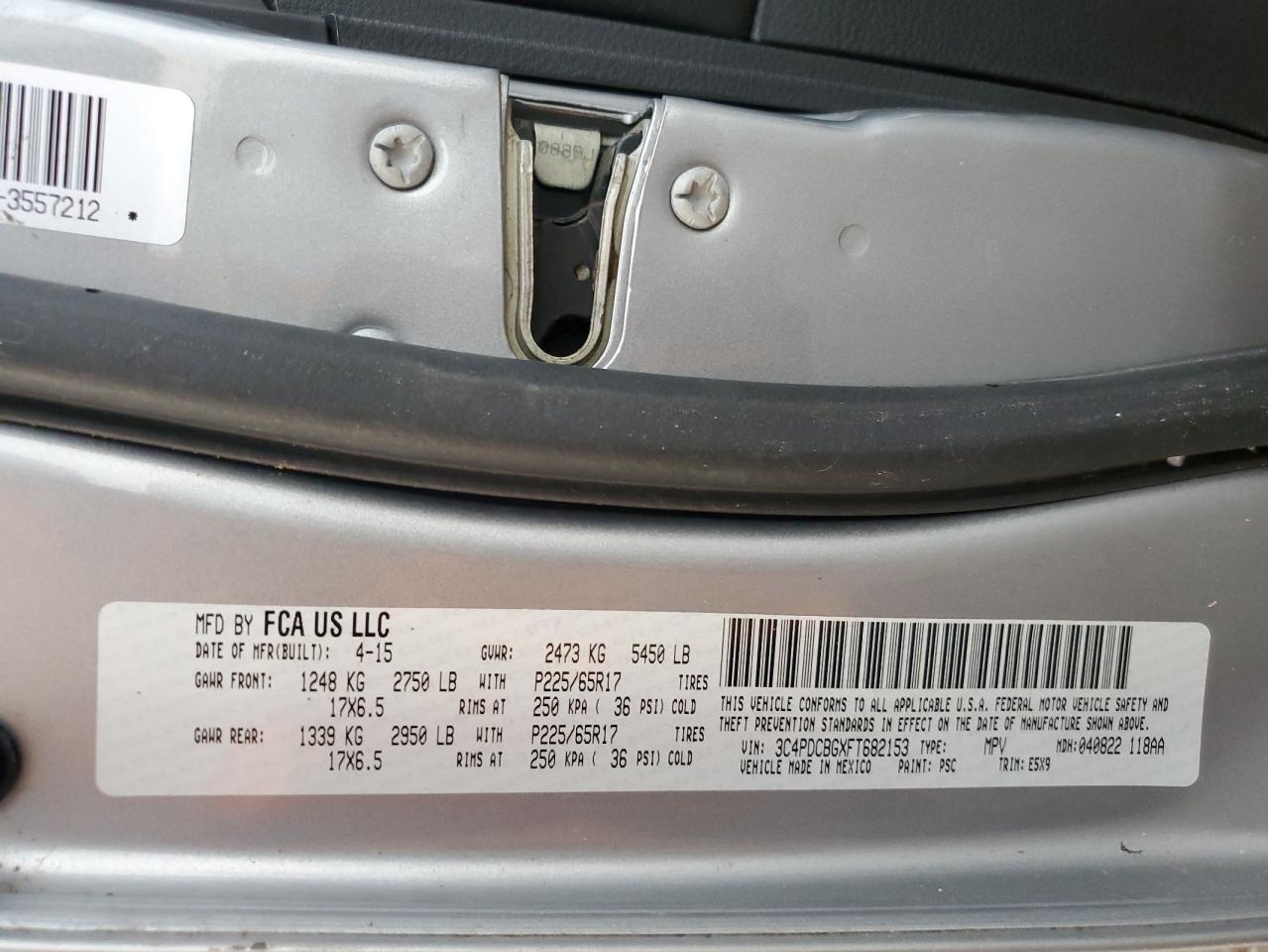 2015 DODGE JOURNEY SXT photo 40