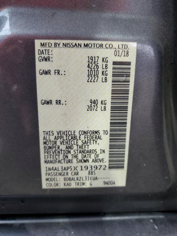 2018 NISSAN ALTIMA 2.5 photo 25