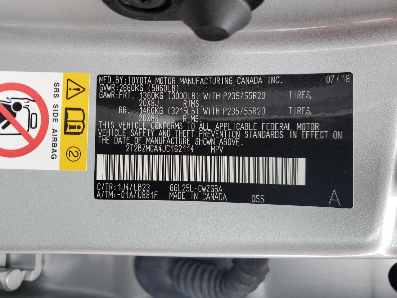 2018 LEXUS RX 350 BASE photo 25