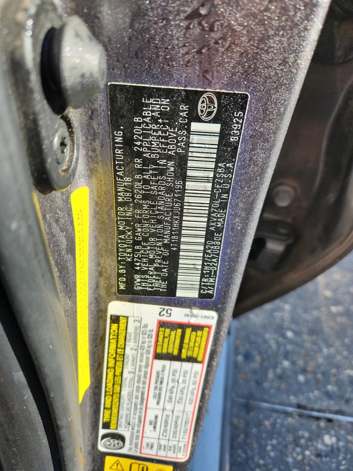 2018 TOYOTA CAMRY SE photo 23