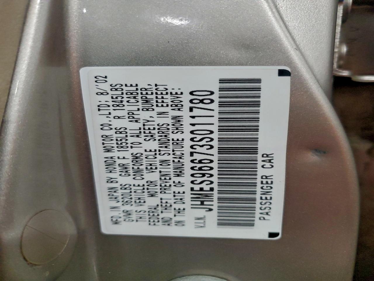 2003 HONDA CIVIC HYBRID photo 34