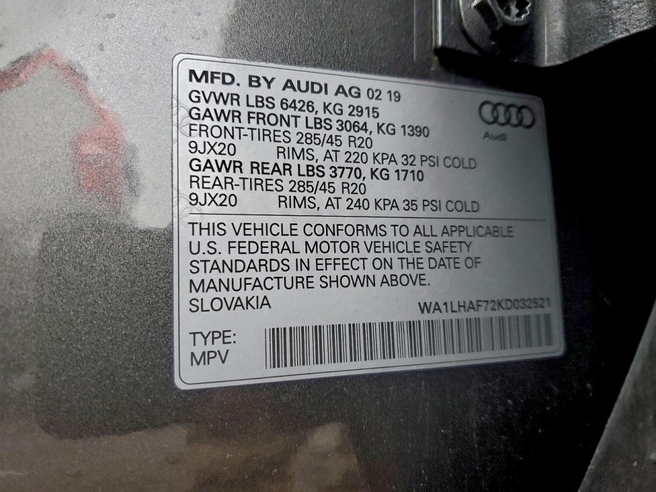 2019 AUDI Q7 PREMIUM PLUS photo 27