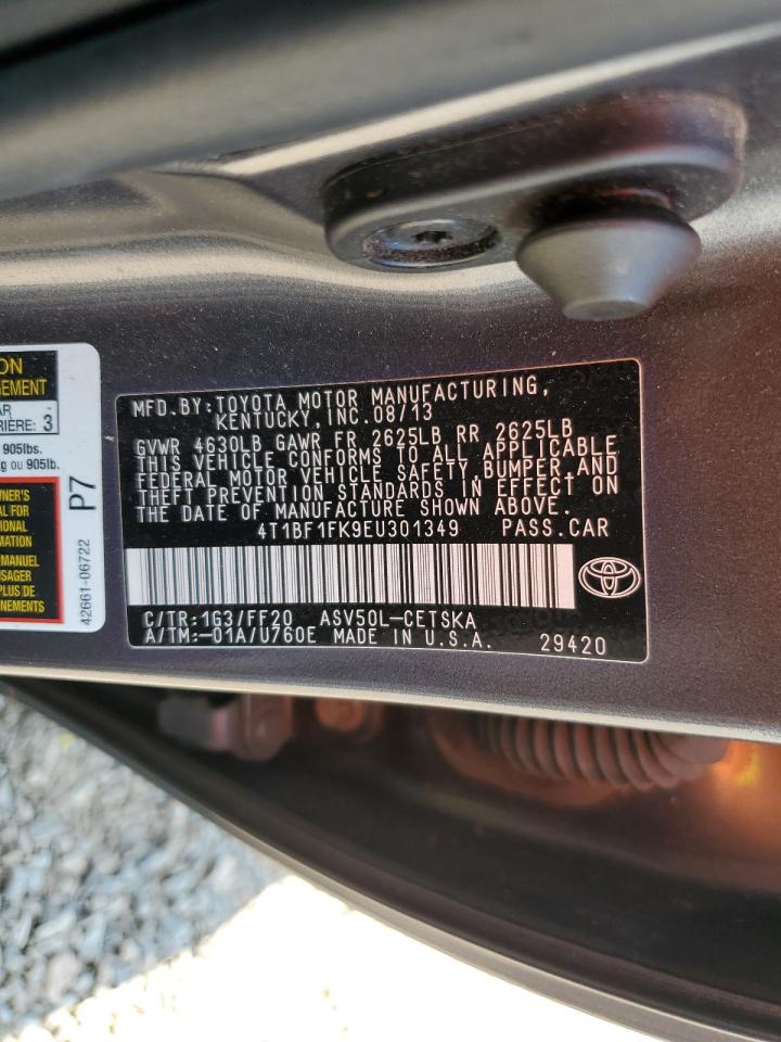 2014 TOYOTA CAMRY L photo 12