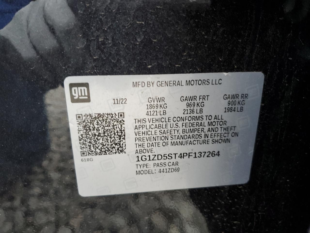 2023 CHEVROLET MALIBU LT photo 23