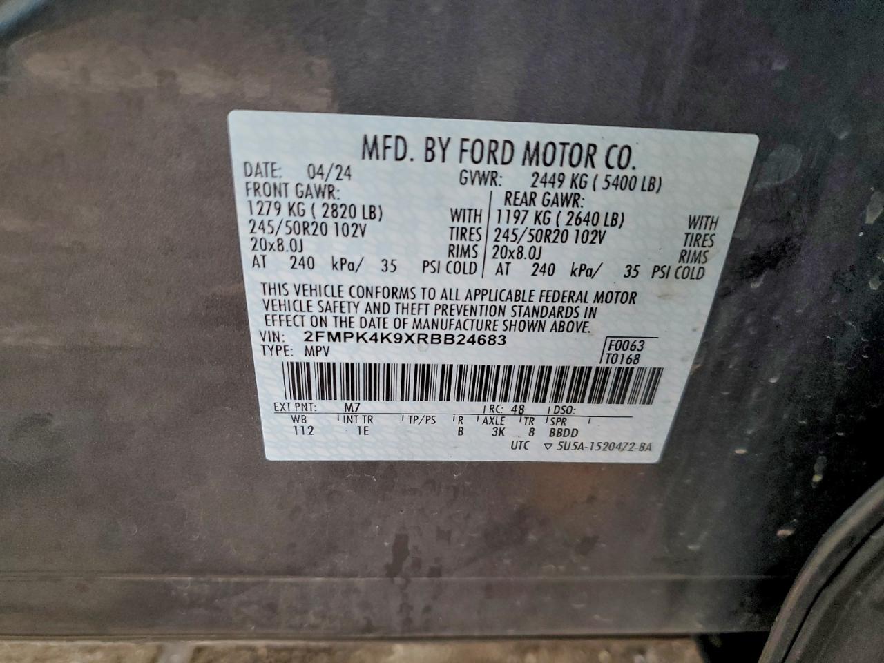 2024 FORD EDGE TITANIUM photo 25