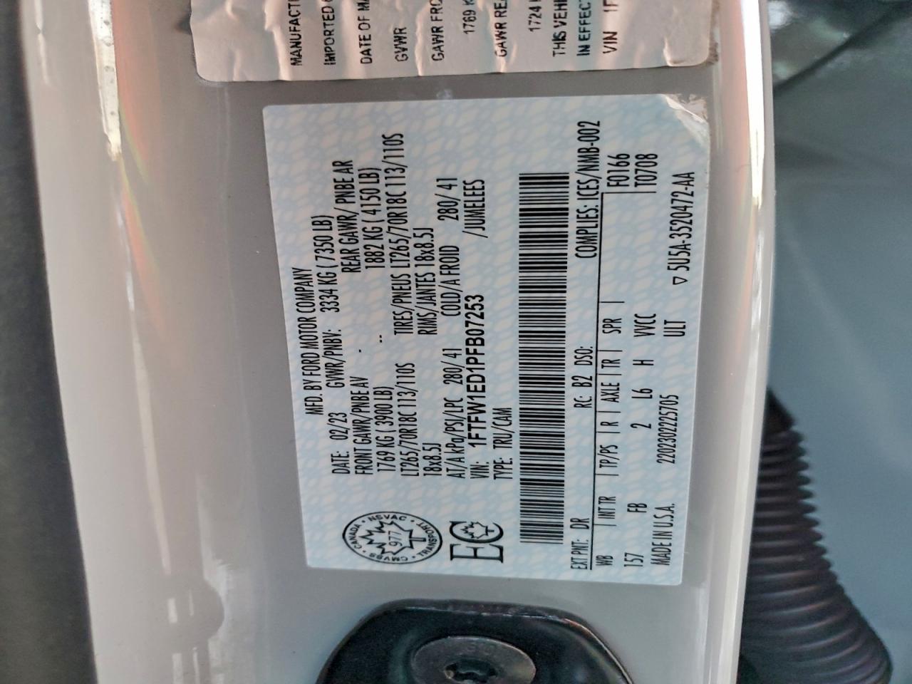 2023 FORD F150 SUPERCREW photo 34