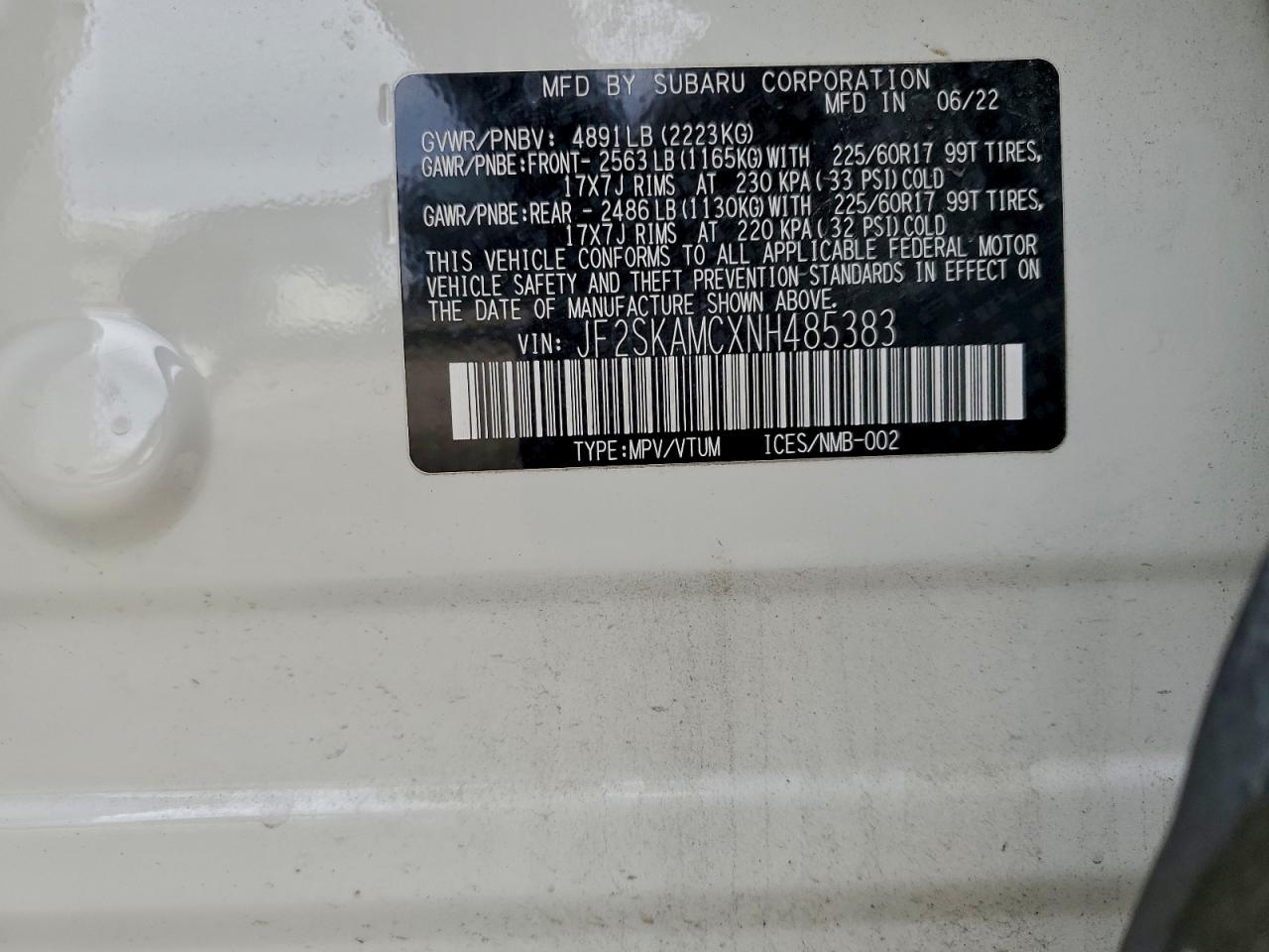 2022 SUBARU FORESTER WILDERNESS photo 25