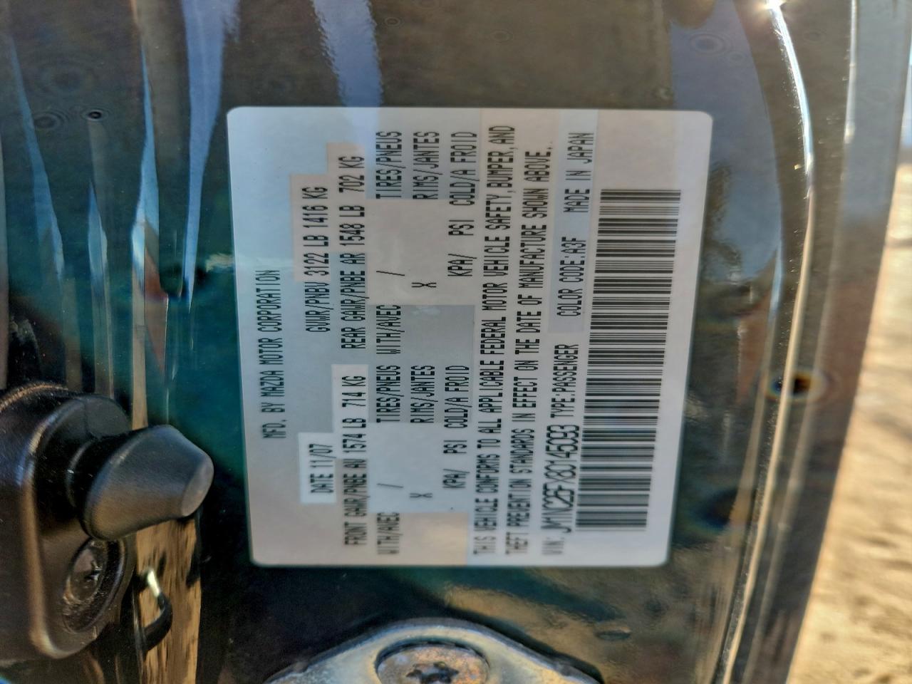 2008 MAZDA MX-5 MIATA photo 12