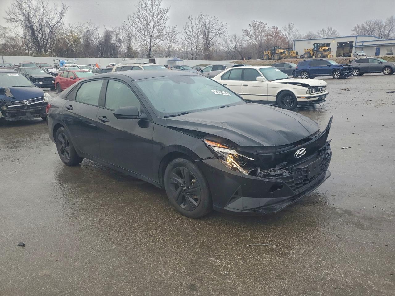 2023 HYUNDAI ELANTRA BLUE photo 4
