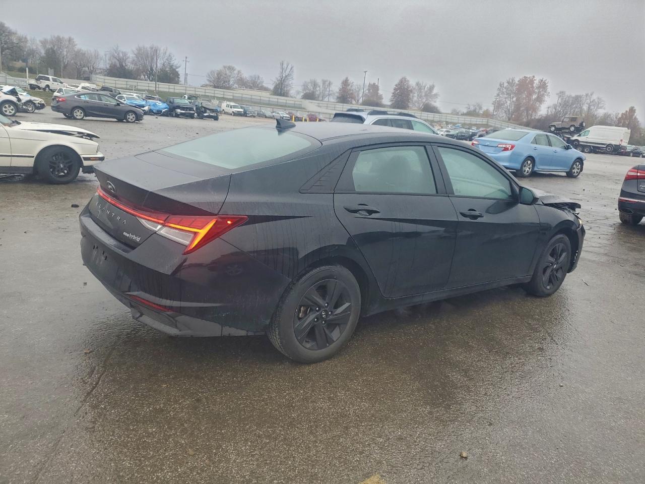 2023 HYUNDAI ELANTRA BLUE photo 3