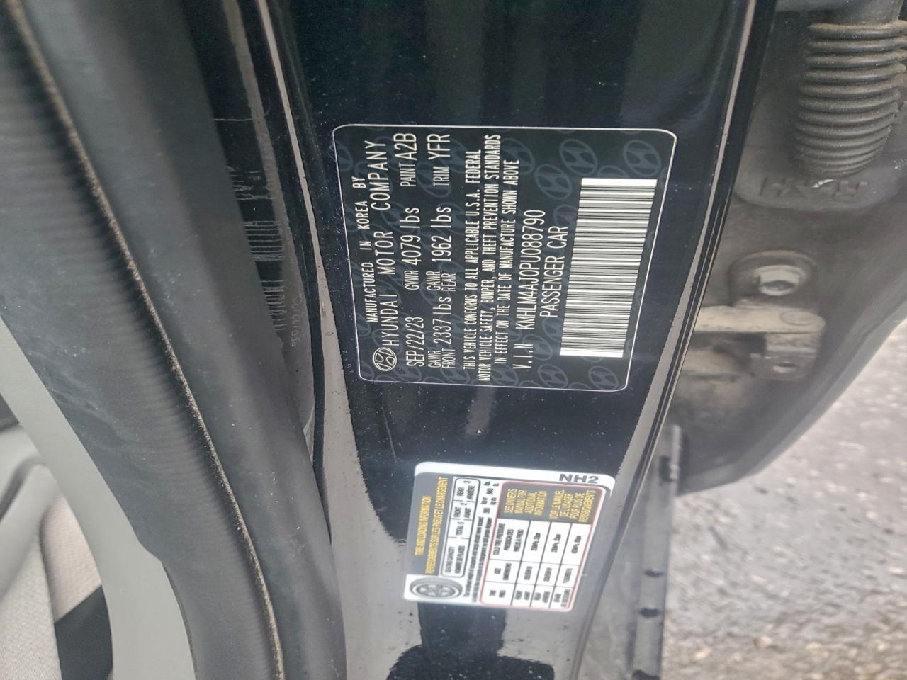 2023 HYUNDAI ELANTRA BLUE photo 12