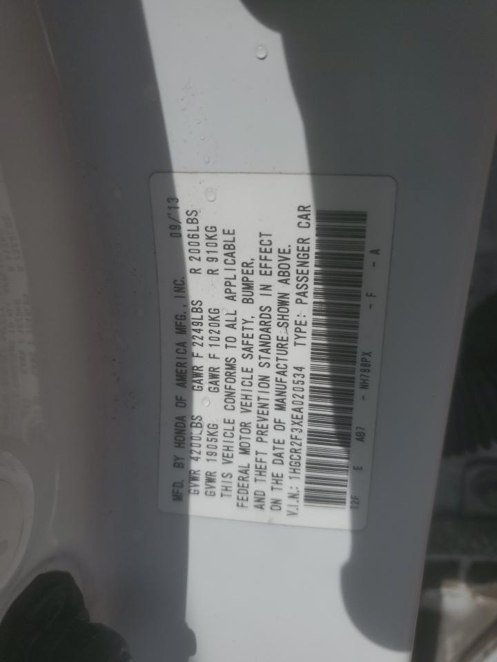 2014 HONDA ACCORD photo 23