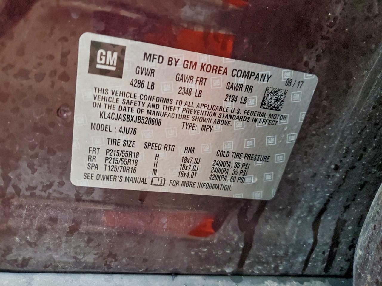2018 BUICK ENCORE PREFERRED photo 14