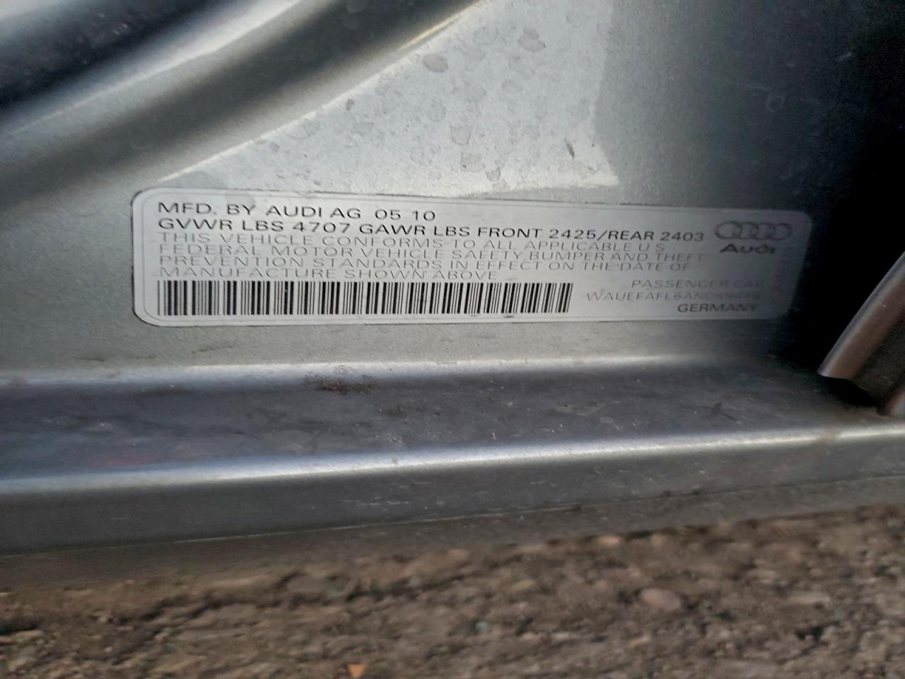 2010 AUDI A4 PREMIUM PLUS photo 12