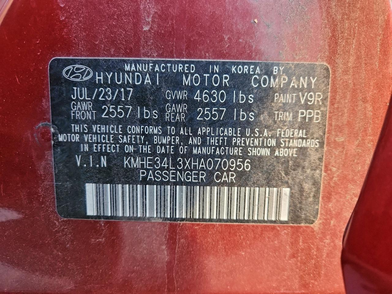 2017 HYUNDAI SONATA HYBRID photo 25