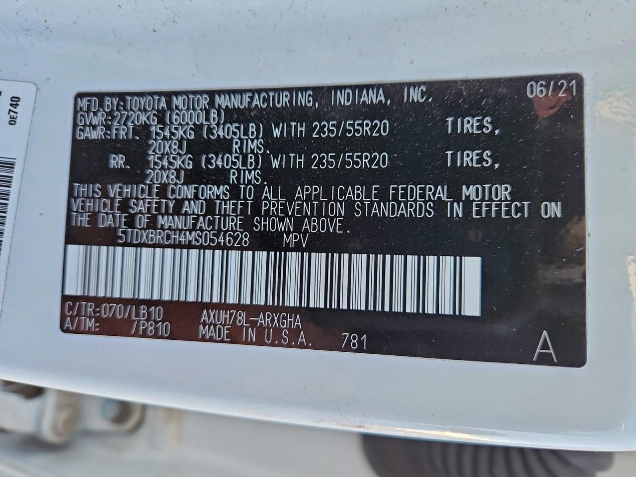 2021 TOYOTA HIGHLANDER HYBRID LIMITED photo 25