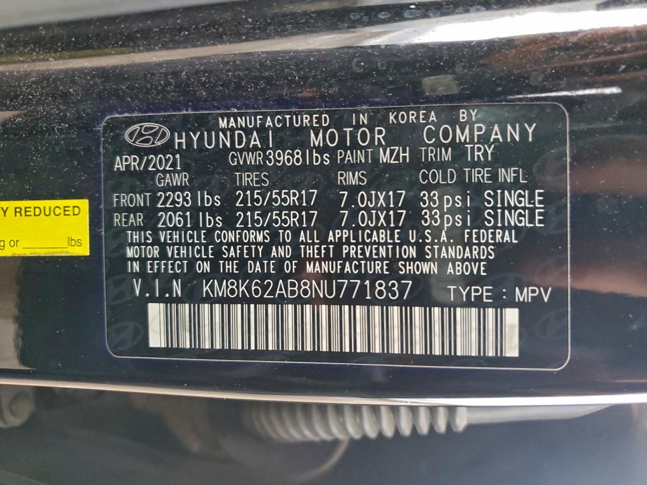 2022 HYUNDAI KONA SEL photo 23