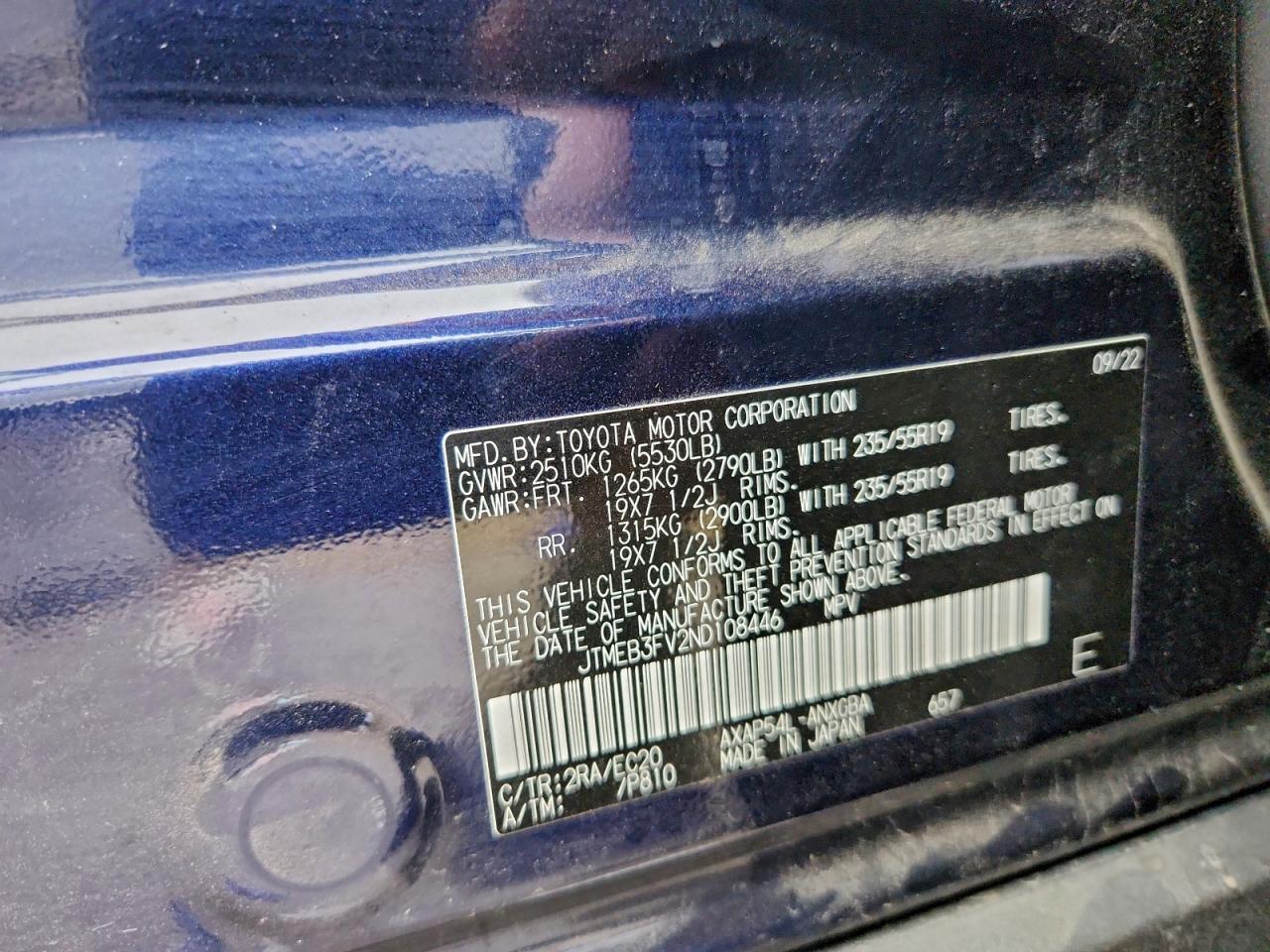 2022 TOYOTA RAV4 PRIME XSE photo 13
