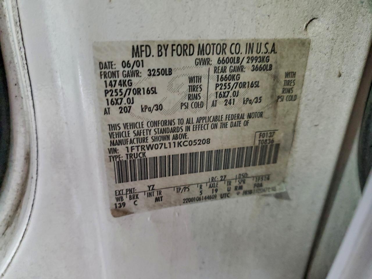 2001 FORD F150 SUPERCREW photo 34