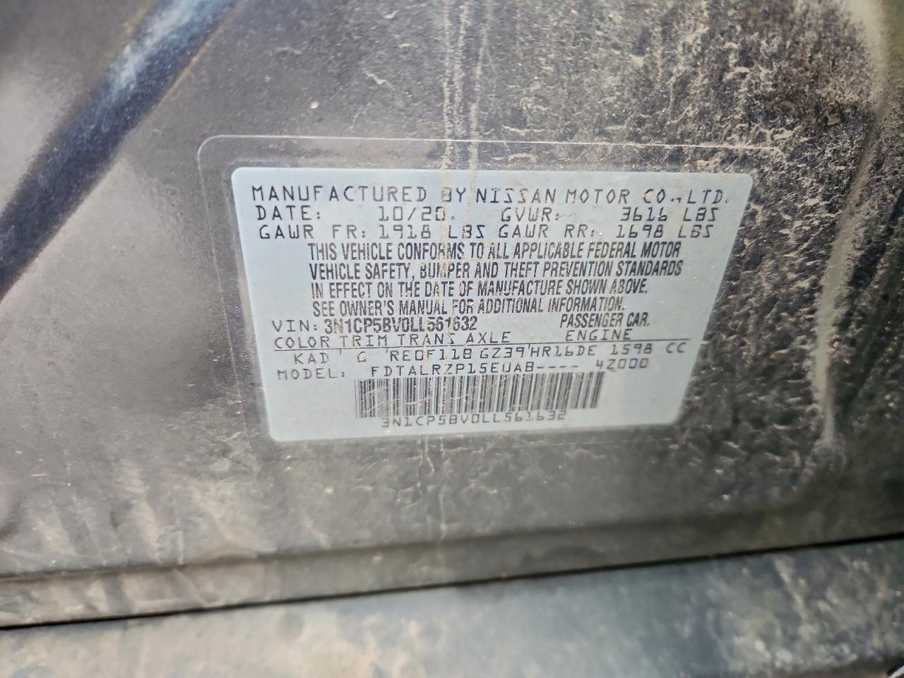 2020 NISSAN KICKS S photo 37