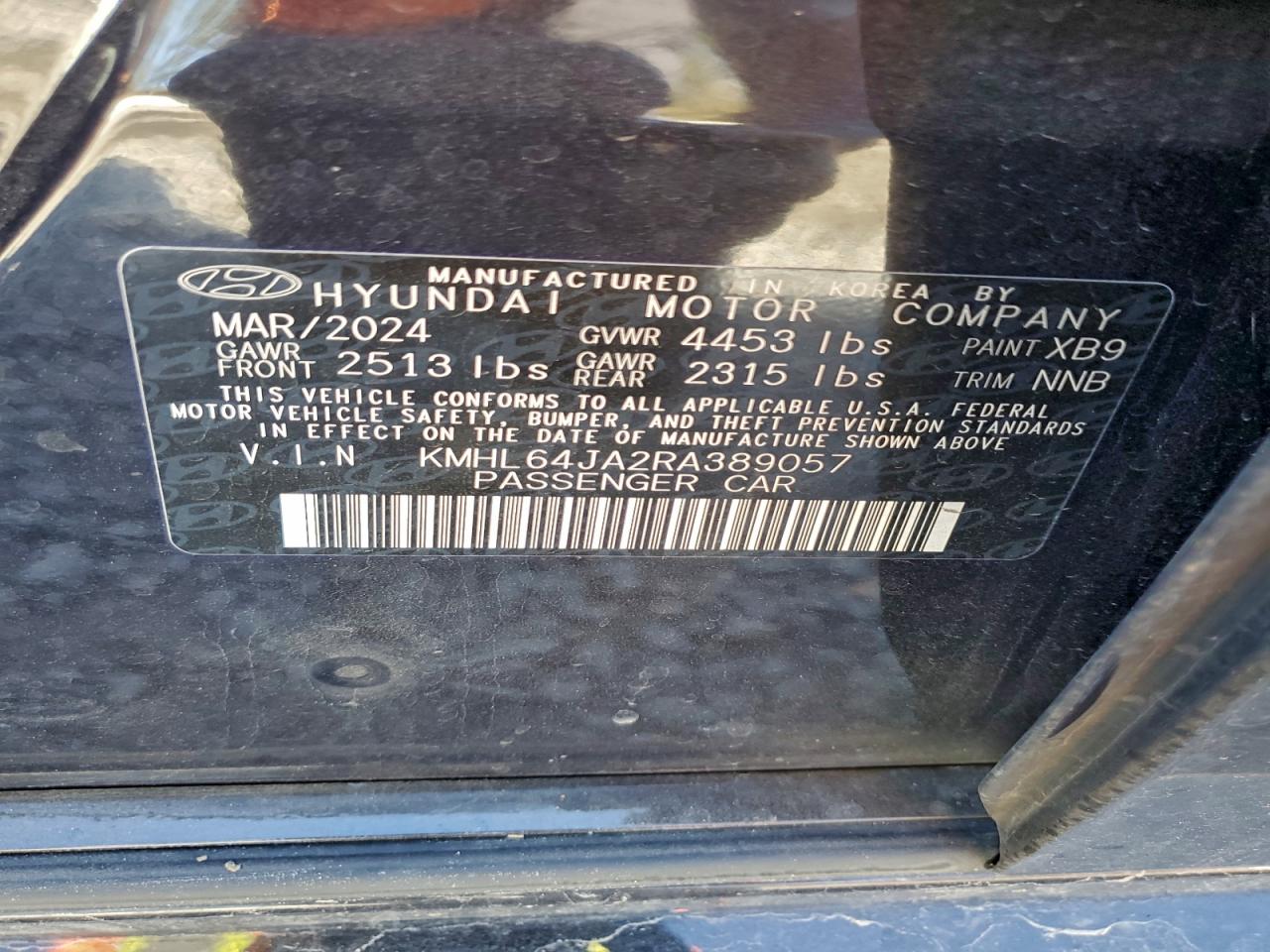 2024 HYUNDAI SONATA SEL photo 23