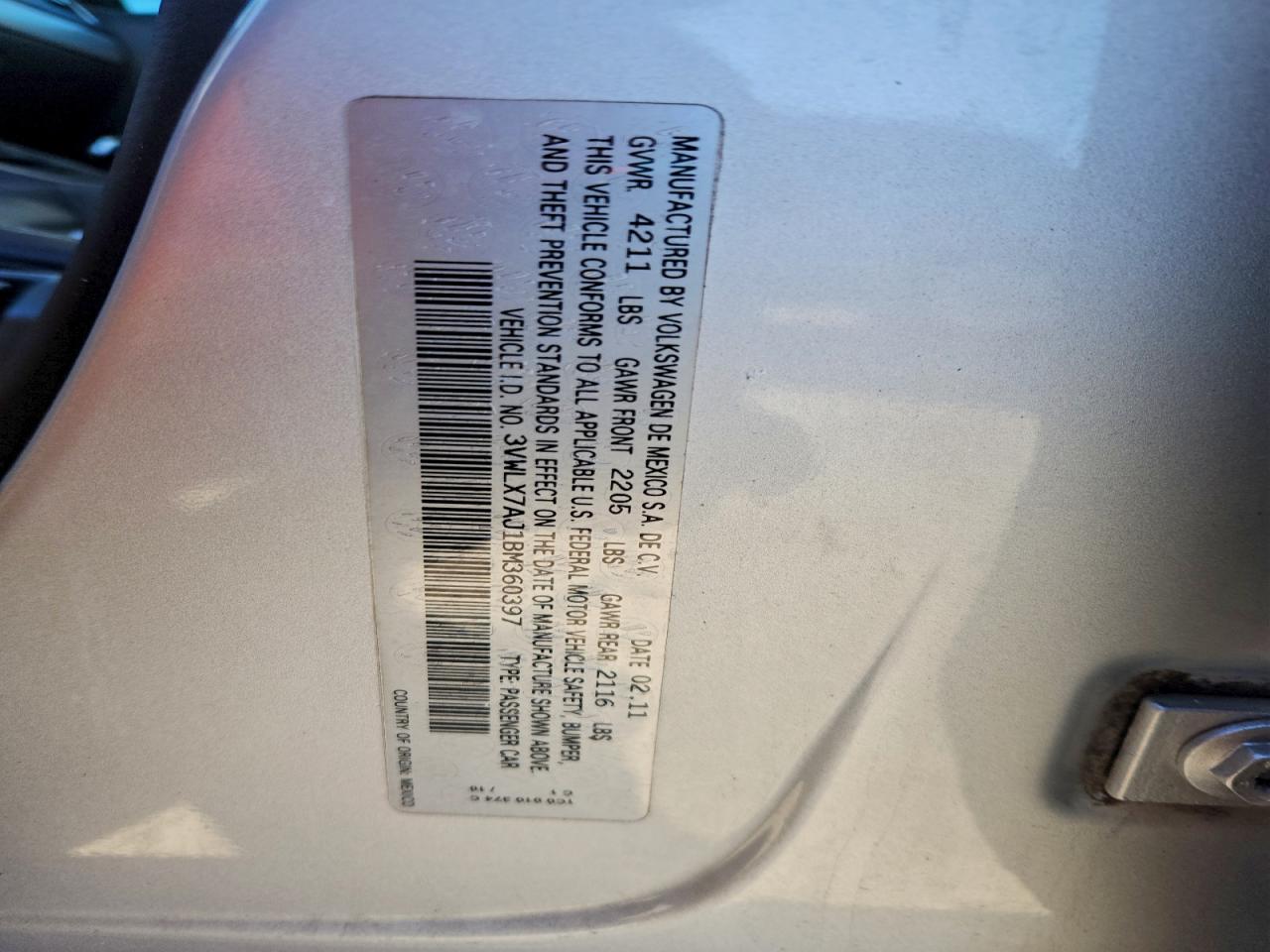 2011 VOLKSWAGEN JETTA SEL photo 25