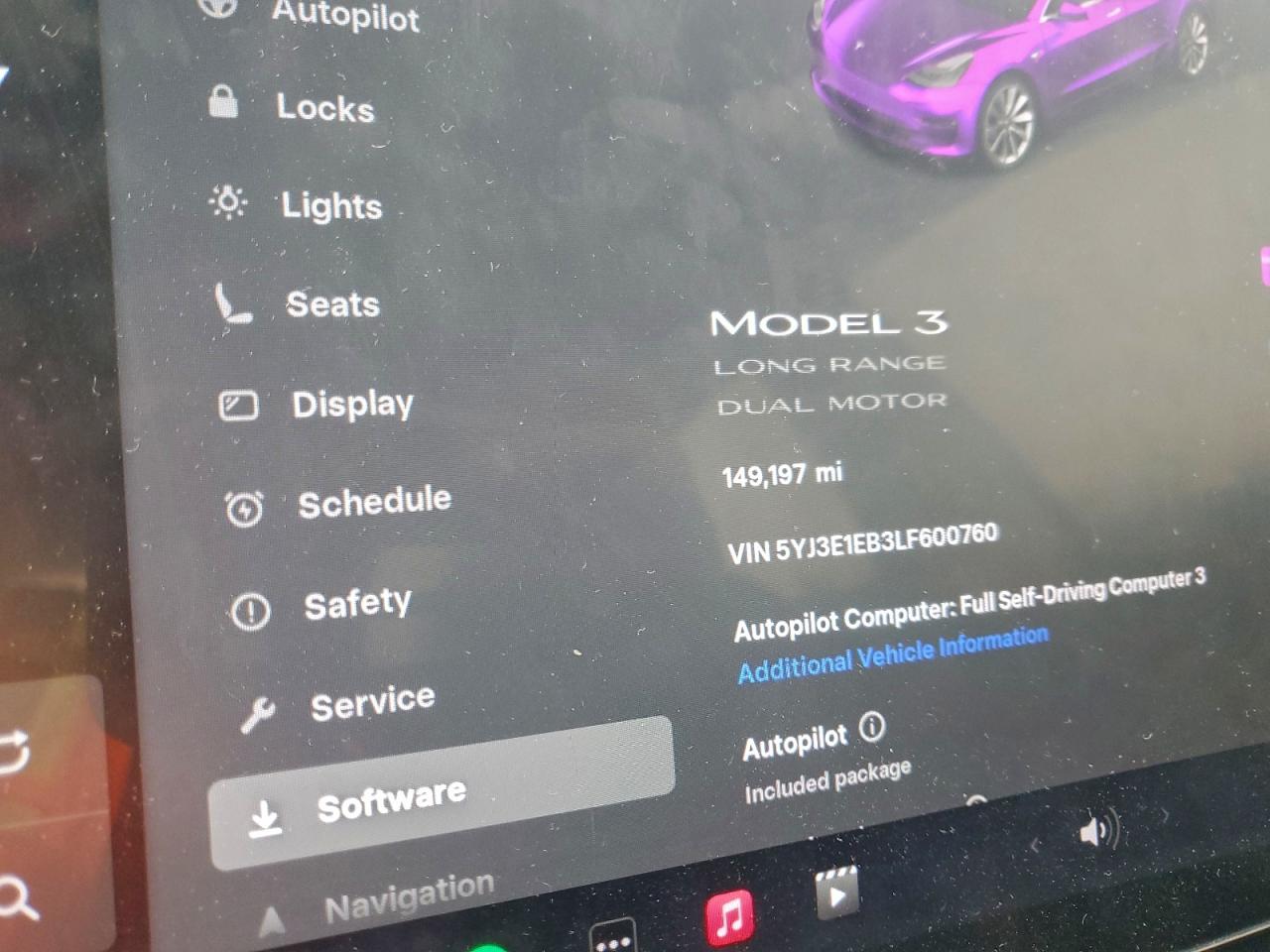 2020 TESLA MODEL 3 photo 9