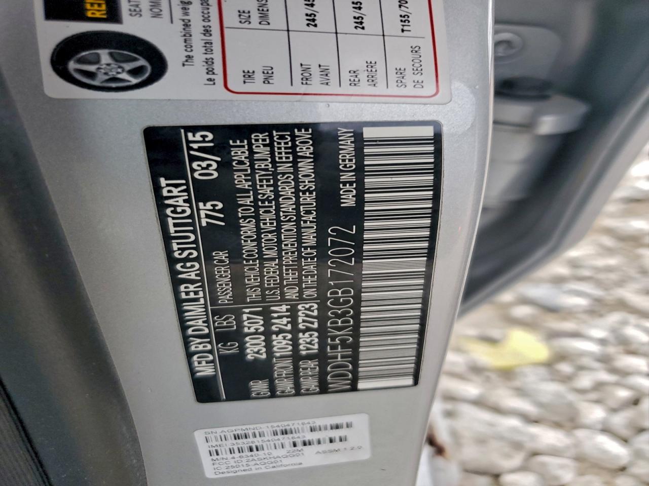 2016 MERCEDES-BENZ E 350 photo 12