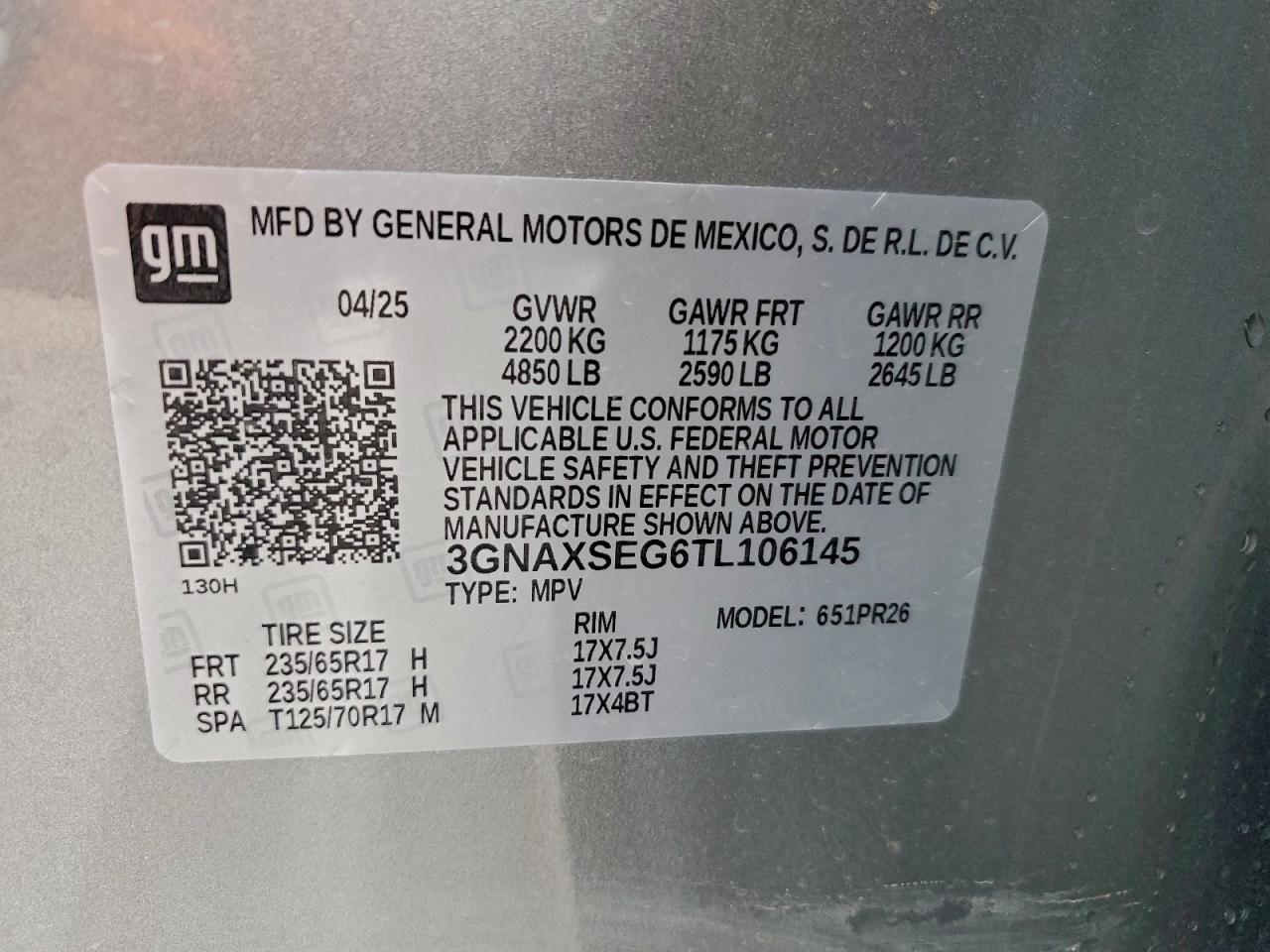 2026 CHEVROLET EQUINOX ACTIV photo 13