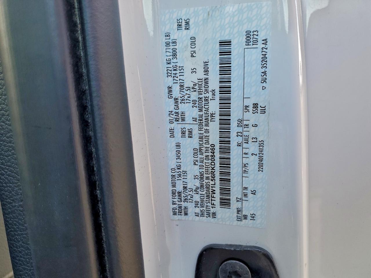 2024 FORD F150 XL photo 34