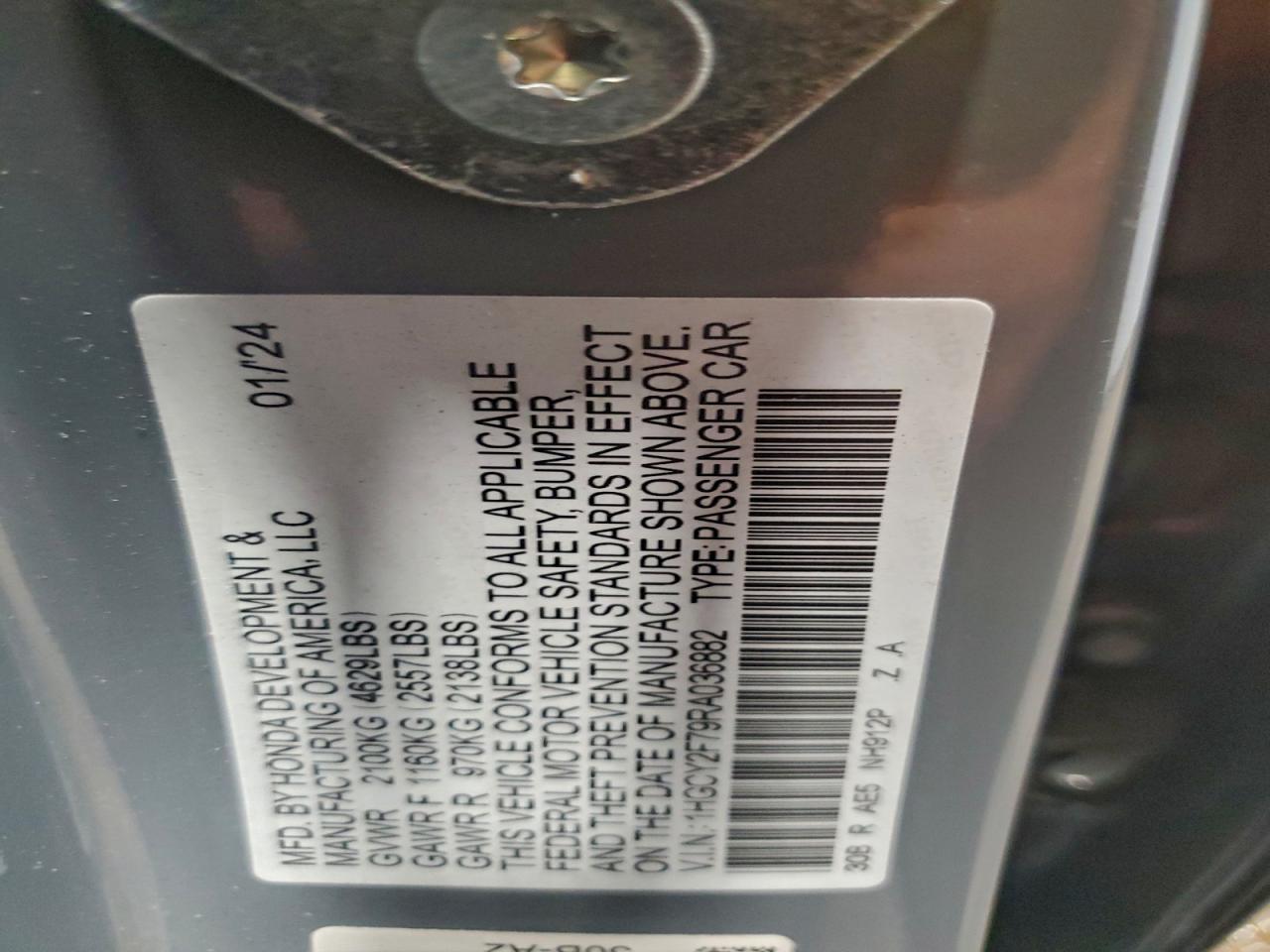 2024 HONDA ACCORD HYBRID SPORT-L photo 23