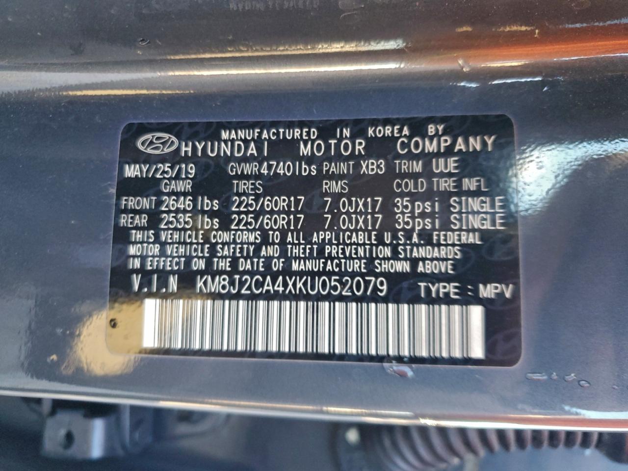 2019 HYUNDAI TUCSON SE photo 27