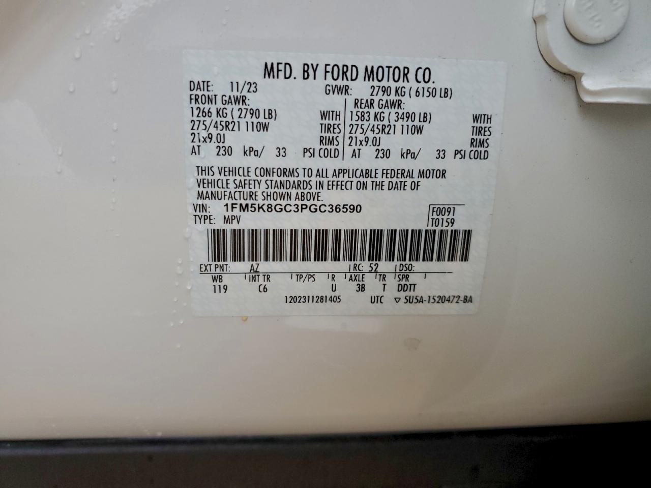 2023 FORD EXPLORER ST photo 25